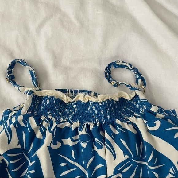 Disney Aulani Resort XS Blue and White Minnie Mouse Dress tiered tank hawaii - Picture 2 of 6